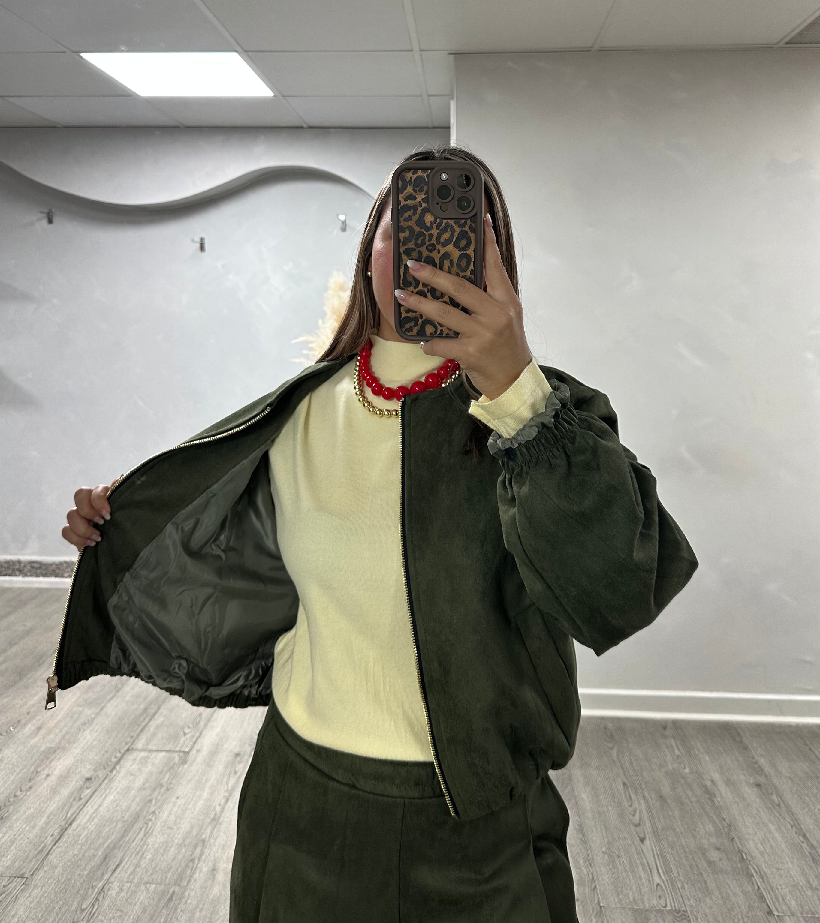 Chaqueta Gamuza
