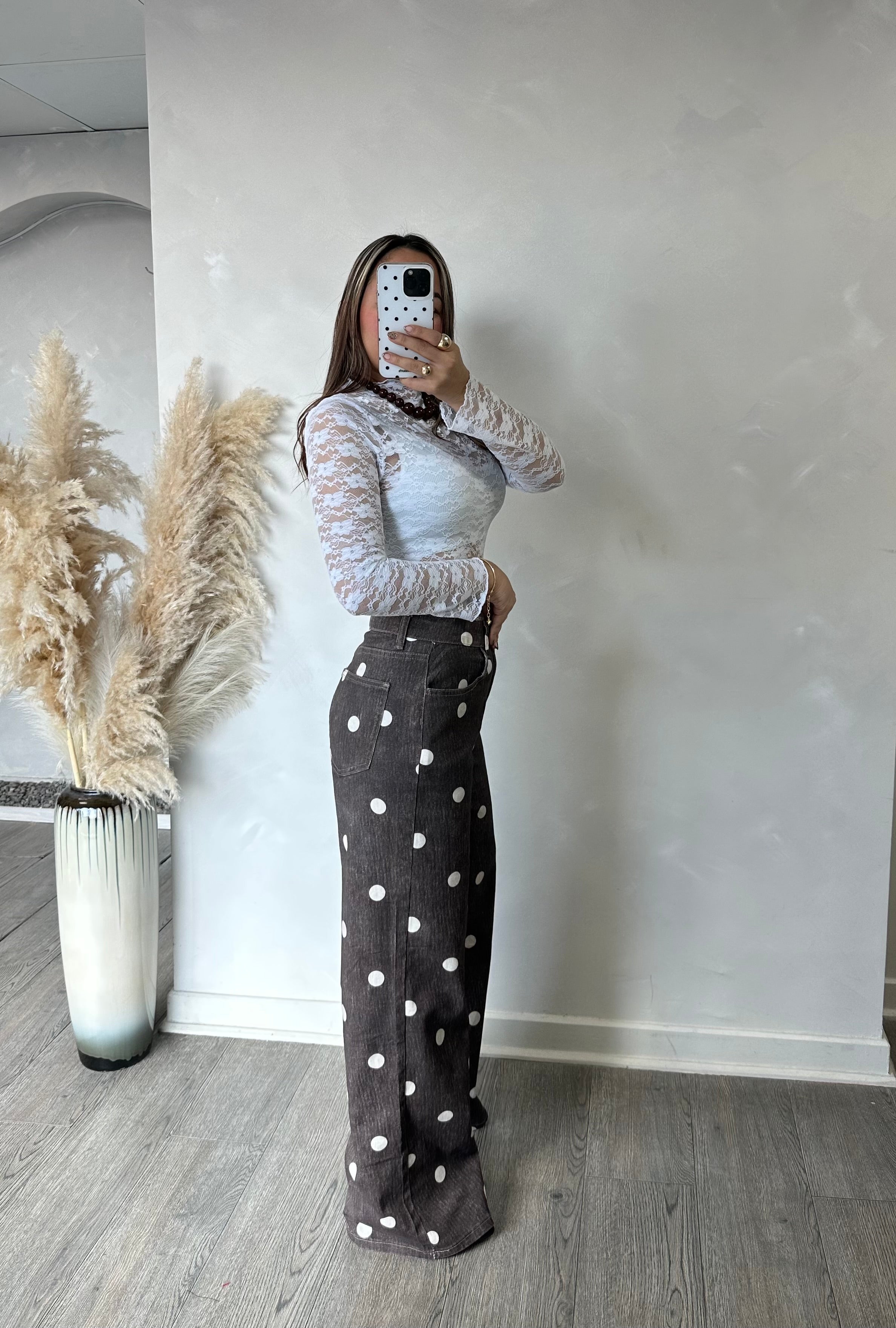 Jeans Polka Dots