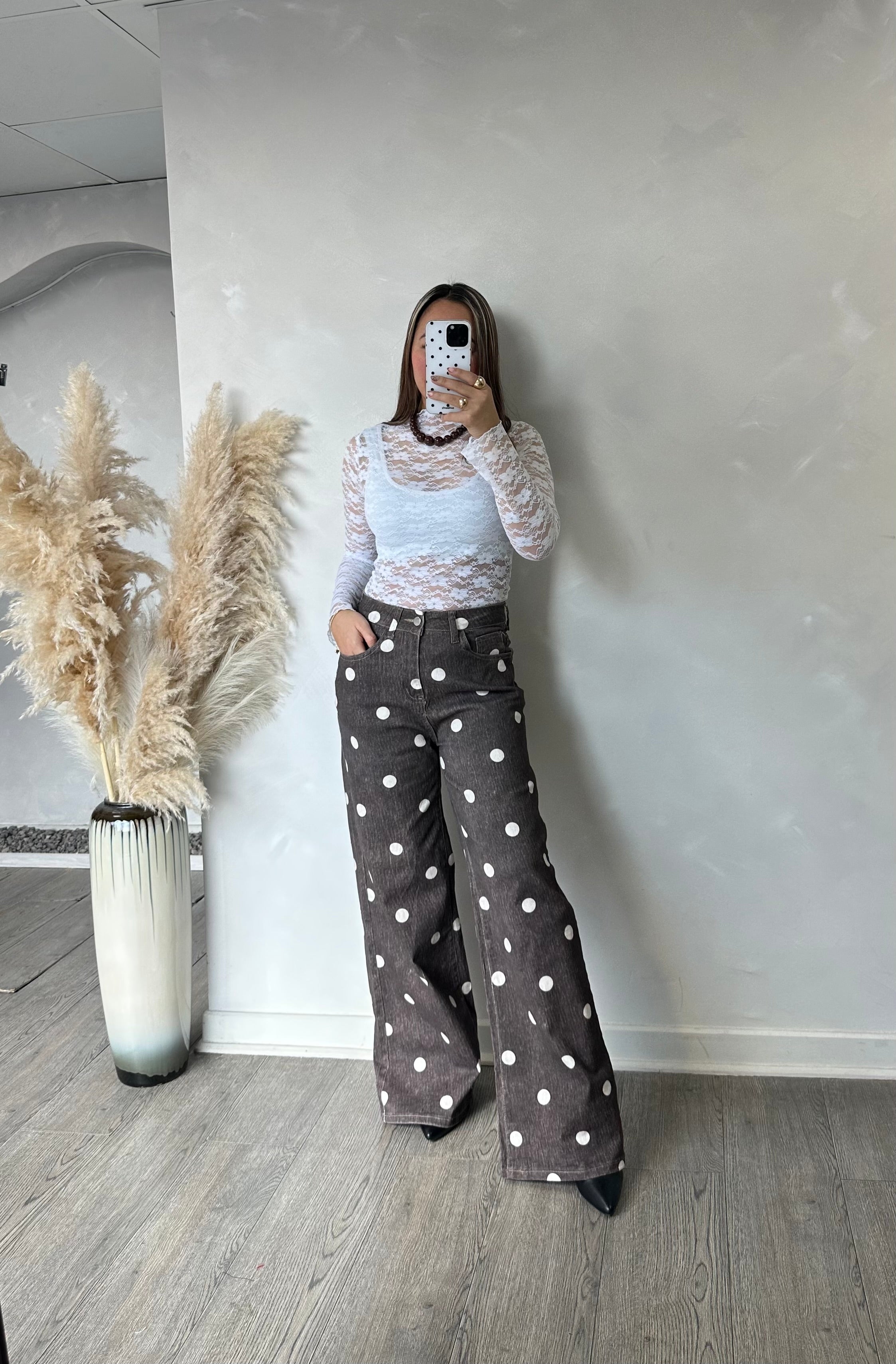 Jeans Polka Dots