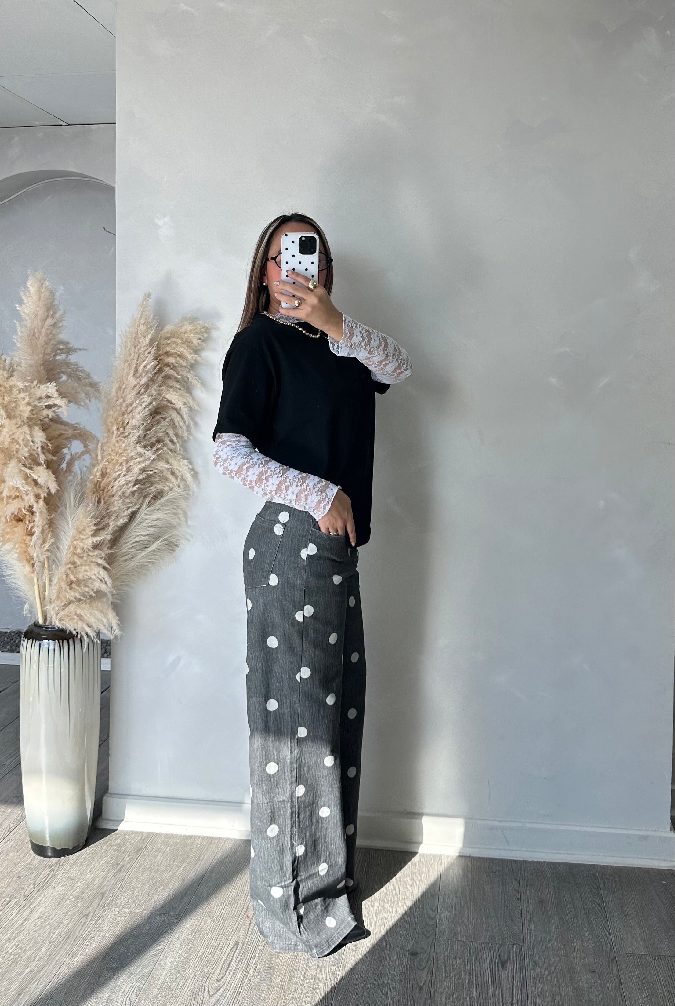 Jeans Polka Dots