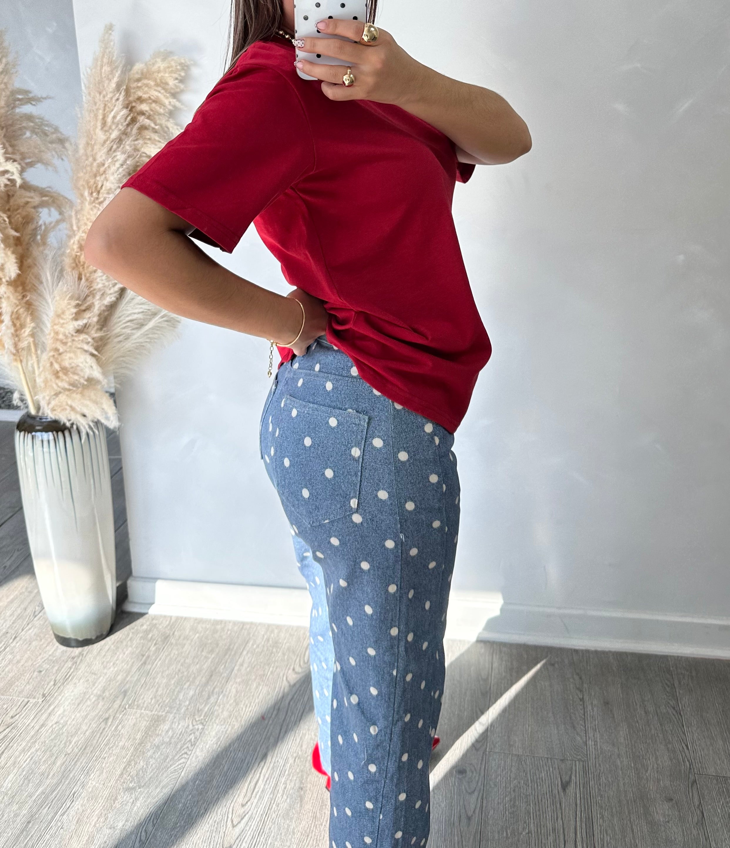 Jeans Polka Dots