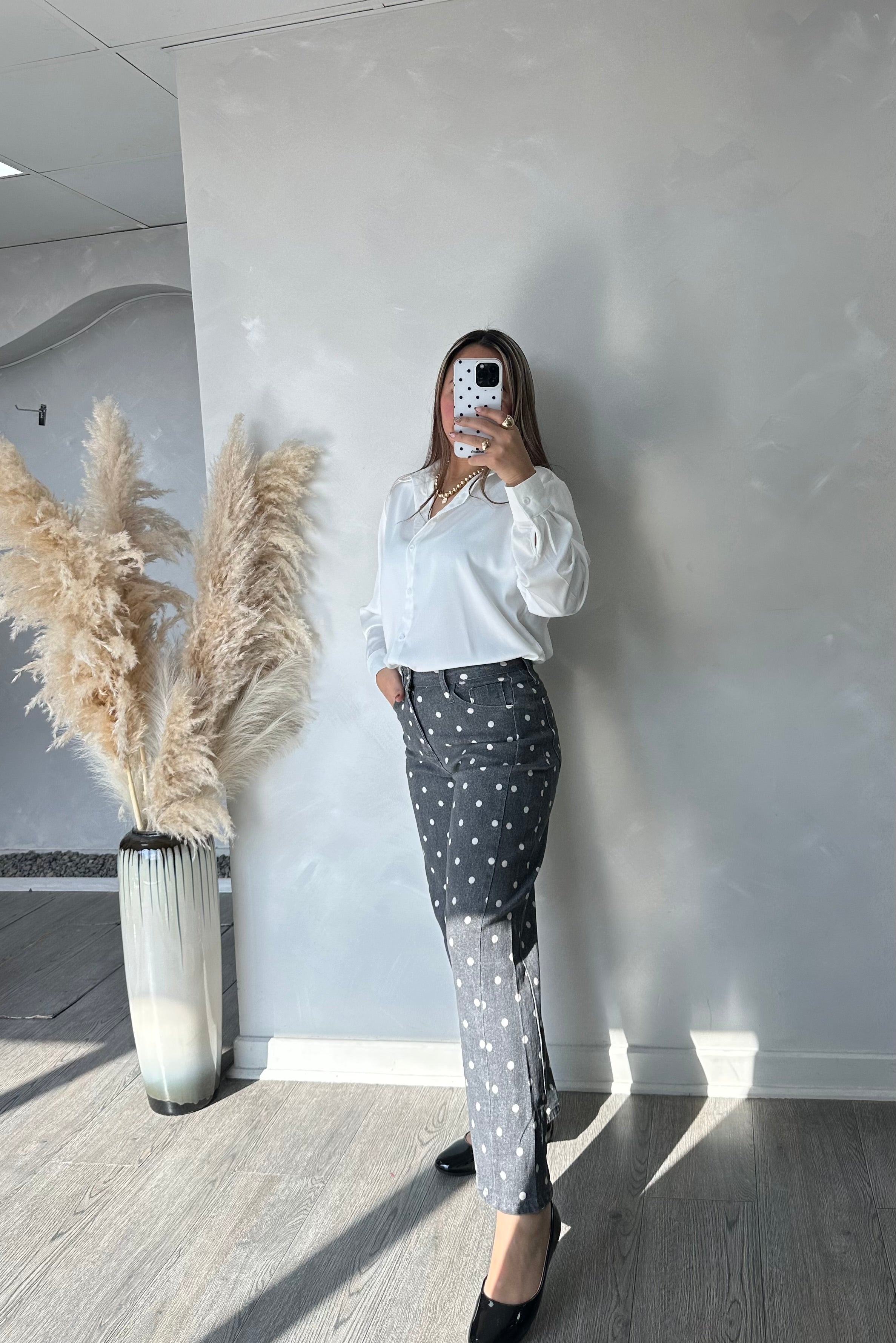 Jeans Polka Dots