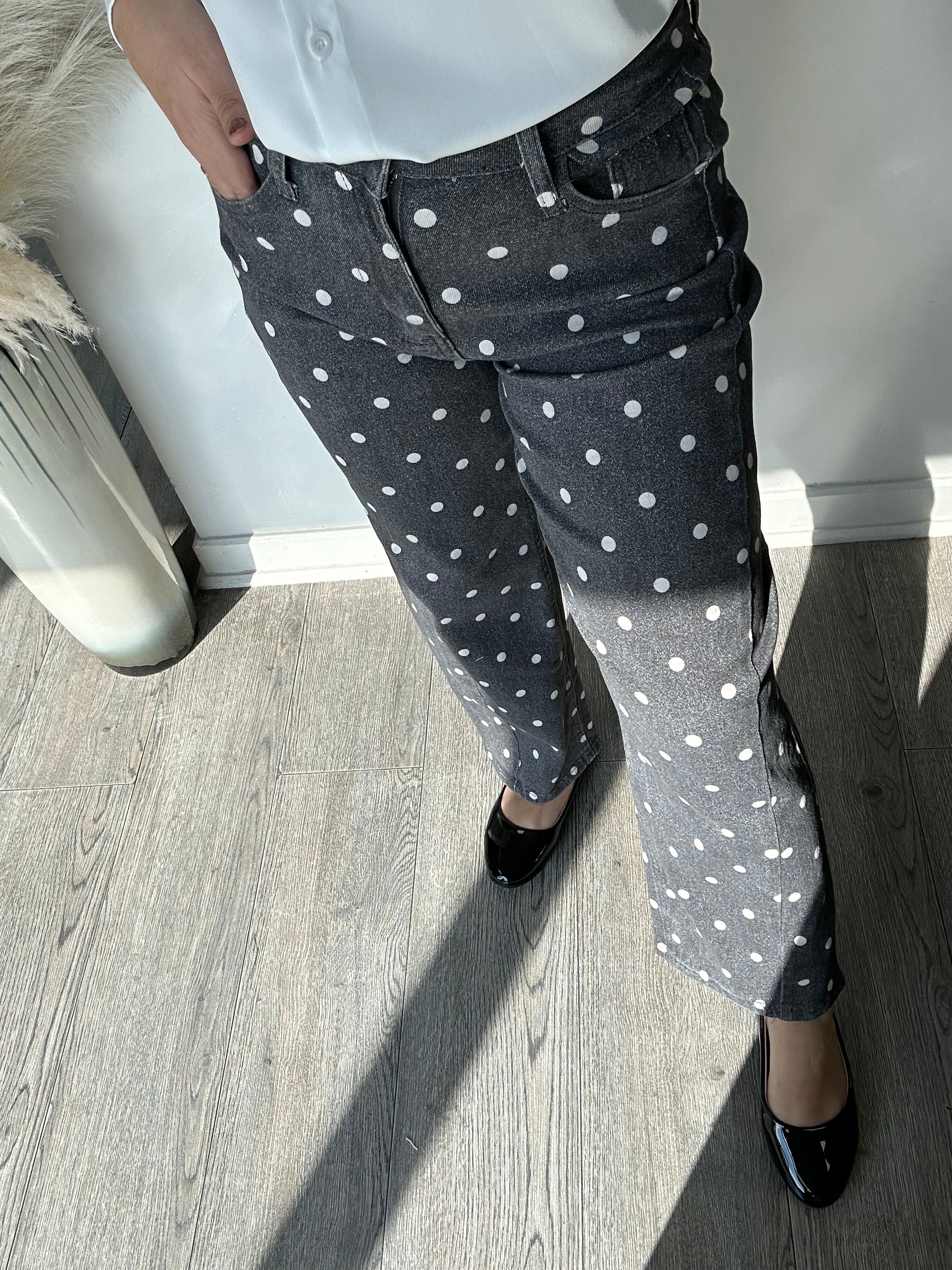 Jeans Polka Dots