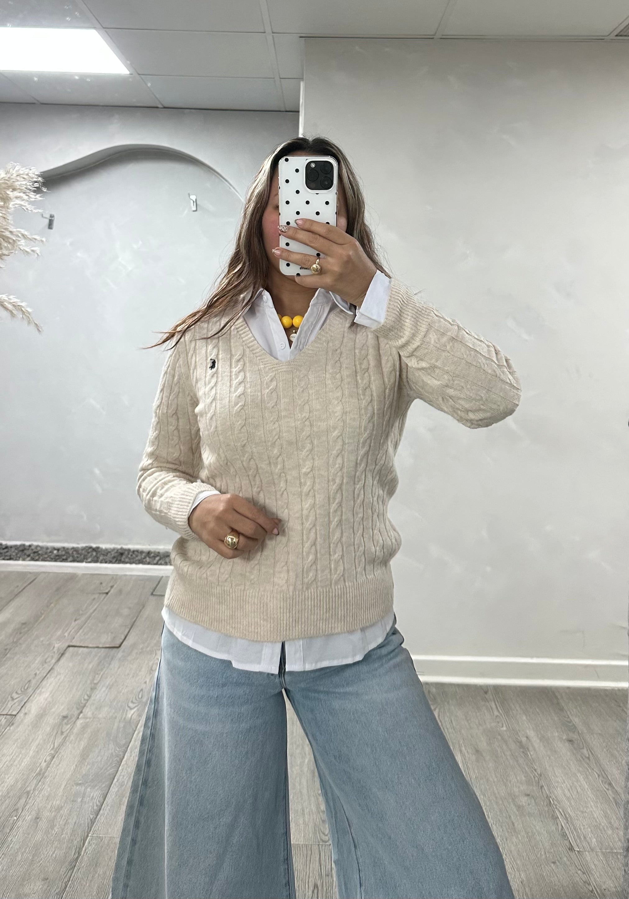 Chaleco Polo Cuello V