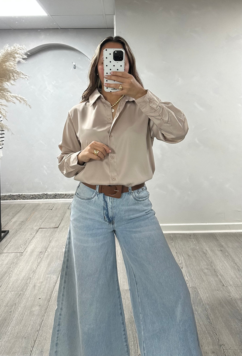 Camisa Satin