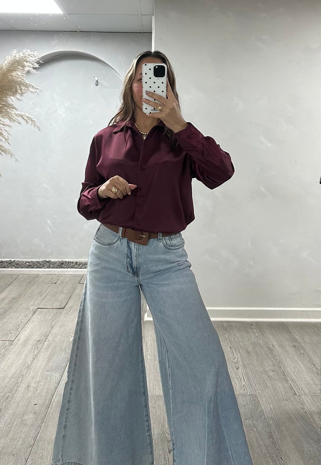 Camisa Satin