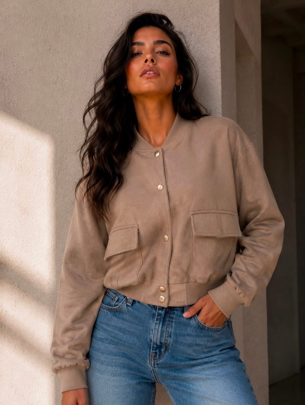 Chaqueta Gamuza Cargo